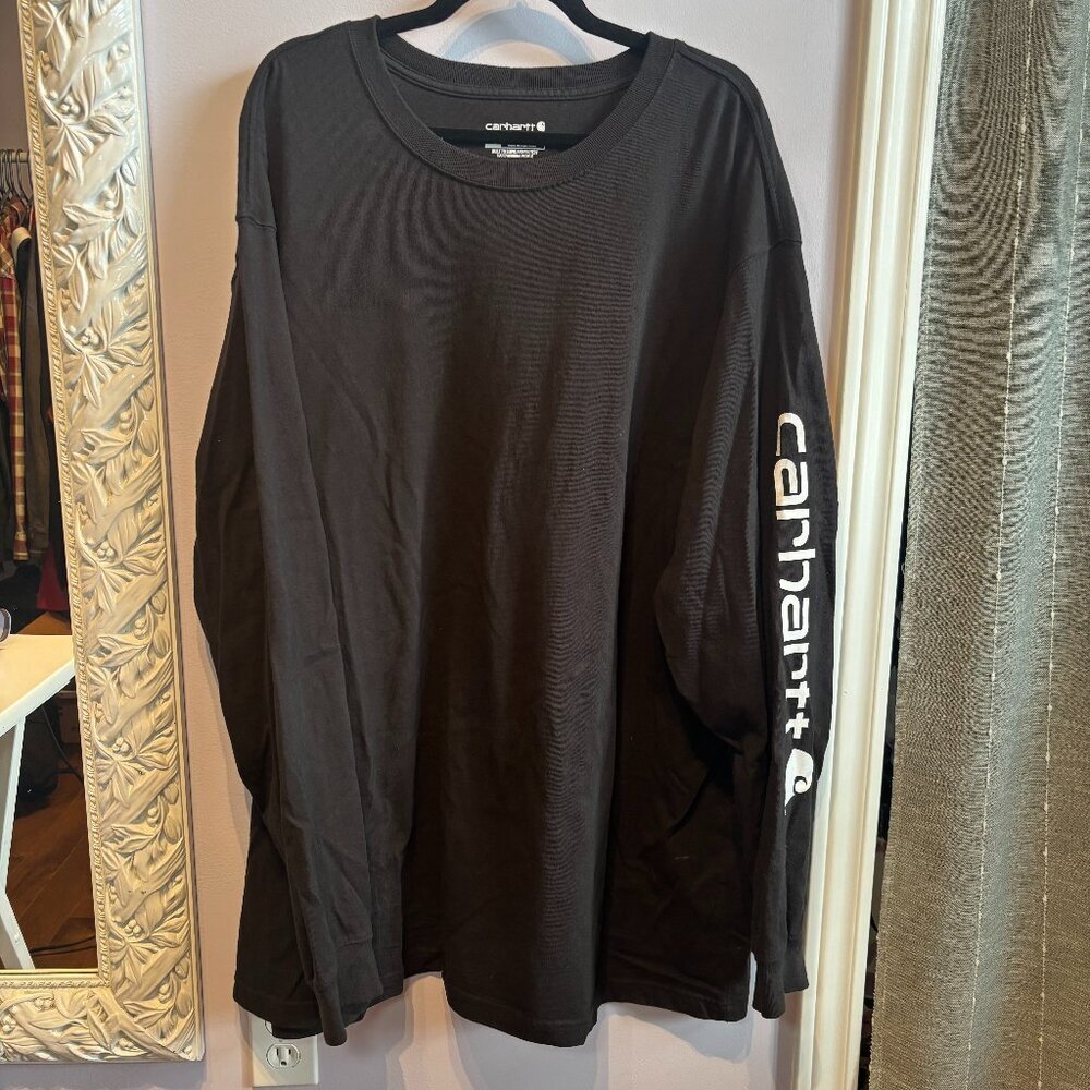 Mens Carhartt Work Wear Casual Cotton Long Sleeve Loose Fit 3XL